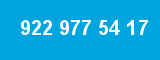 922 977 54 17 922 977 54 17